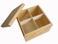 wood tea box